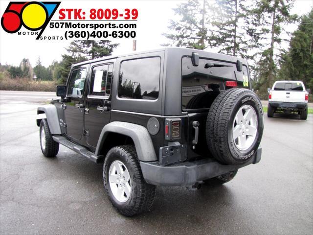 used 2012 Jeep Wrangler Unlimited car, priced at $11,995