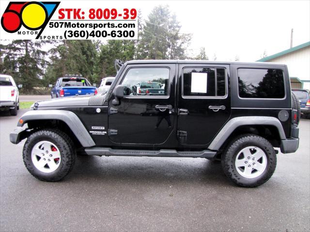 used 2012 Jeep Wrangler Unlimited car, priced at $11,995