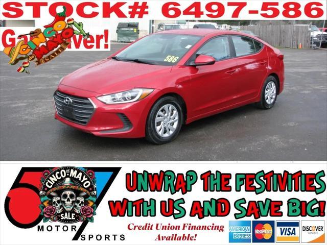 used 2017 Hyundai Elantra car, priced at $6,995