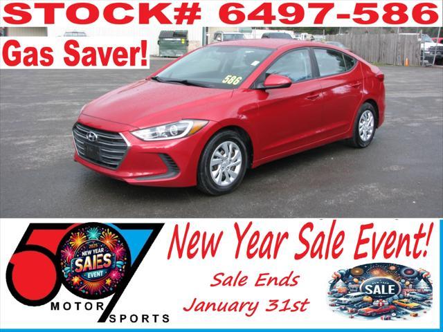 used 2017 Hyundai Elantra car, priced at $6,995