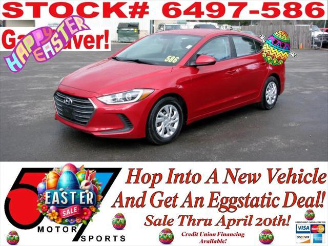 used 2017 Hyundai Elantra car, priced at $6,995