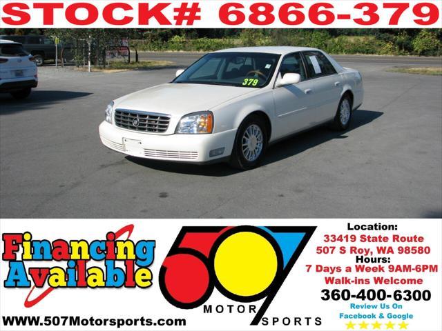 used 2003 Cadillac DeVille car, priced at $3,995