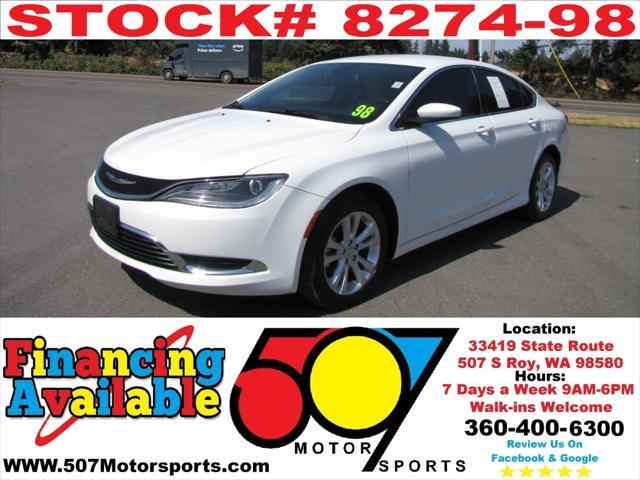 used 2015 Chrysler 200 car, priced at $7,995