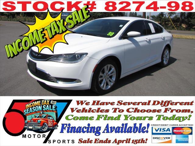 used 2015 Chrysler 200 car, priced at $7,995