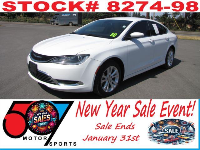 used 2015 Chrysler 200 car, priced at $7,995