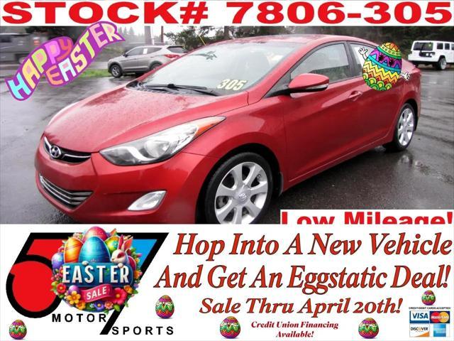 used 2013 Hyundai Elantra car, priced at $6,995