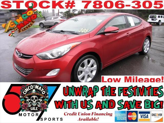 used 2013 Hyundai Elantra car, priced at $6,995