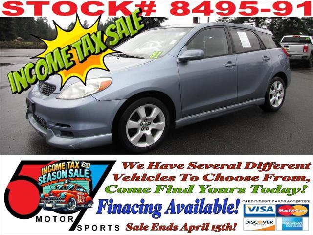 used 2004 Toyota Matrix car, priced at $3,495