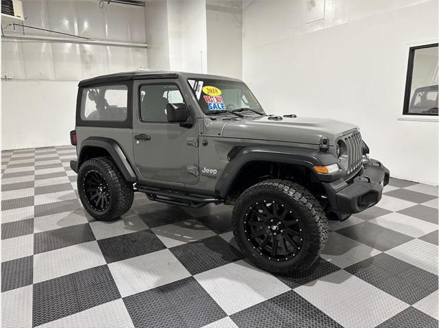 used 2018 Jeep Wrangler JK car, priced at $23,999