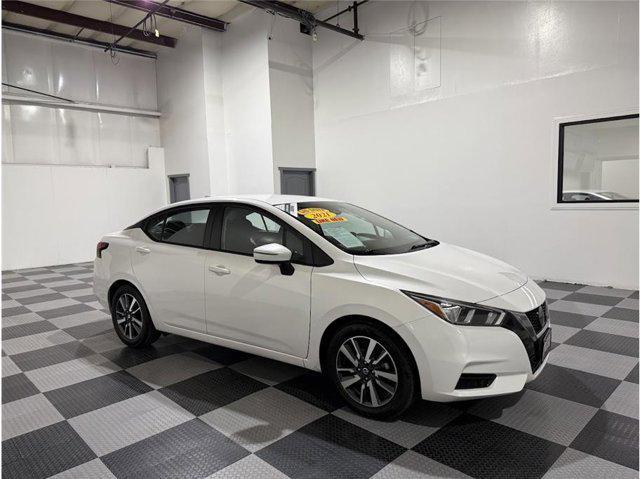 used 2021 Nissan Versa car, priced at $12,999