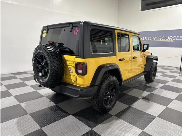 used 2021 Jeep Wrangler Unlimited car, priced at $23,199