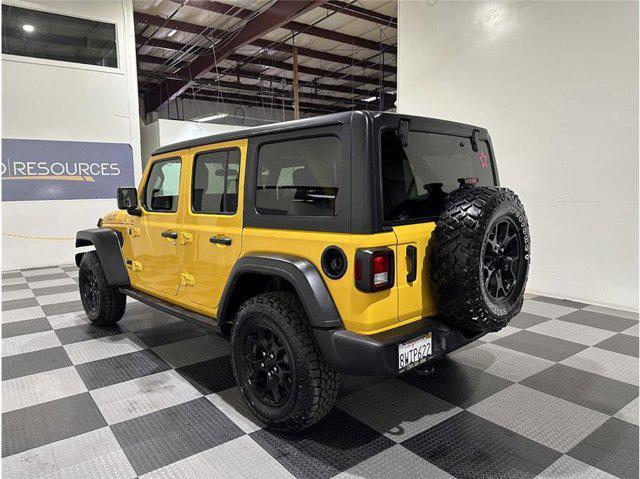 used 2021 Jeep Wrangler car, priced at $24,522