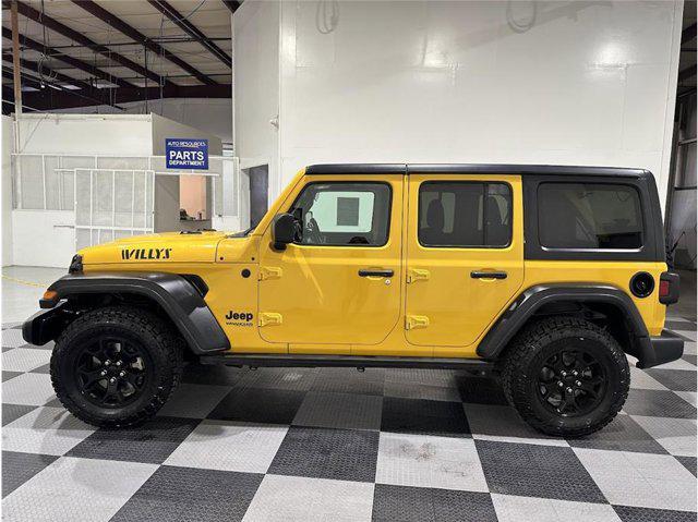 used 2021 Jeep Wrangler car, priced at $24,522