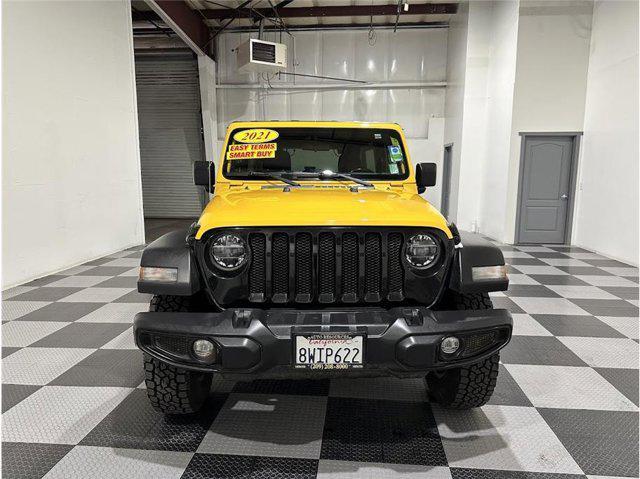 used 2021 Jeep Wrangler car, priced at $24,522