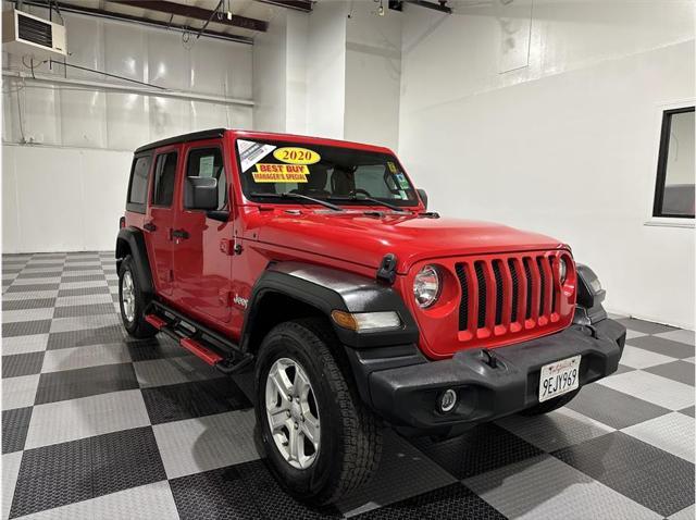 used 2020 Jeep Wrangler Unlimited car, priced at $28,998