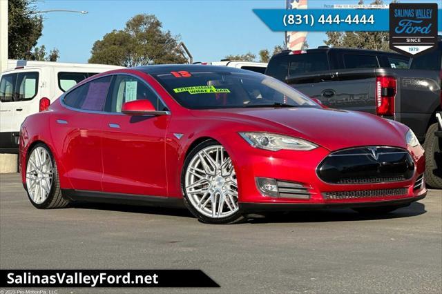 used 2013 Tesla Model S car, priced at $19,995