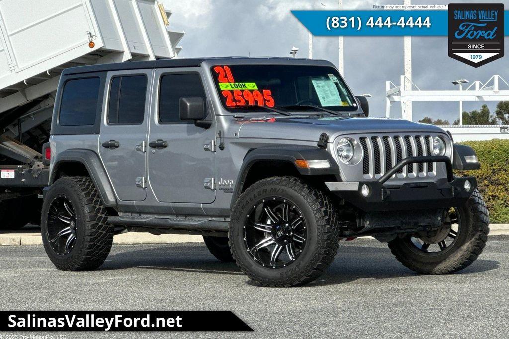 used 2021 Jeep Wrangler Unlimited car, priced at $24,995