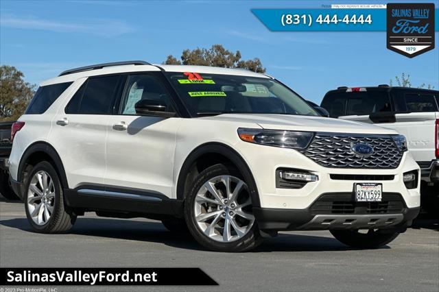 used 2021 Ford Explorer car, priced at $37,495