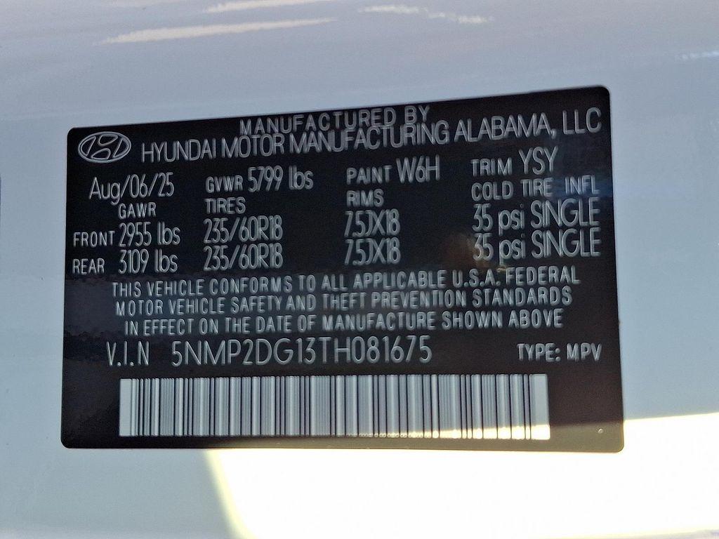 new 2026 Hyundai Santa Fe car, priced at $43,255