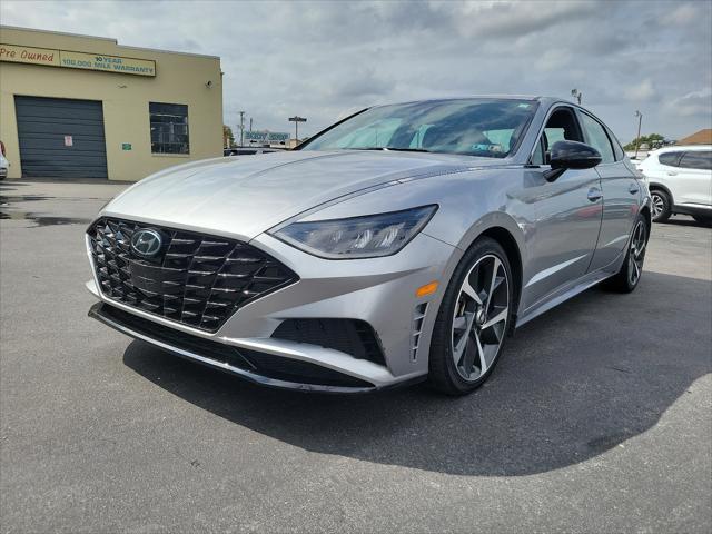 used 2021 Hyundai Sonata car, priced at $21,500