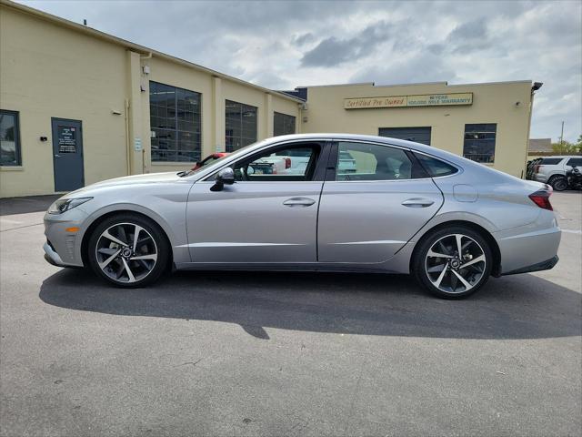 used 2021 Hyundai Sonata car, priced at $21,500