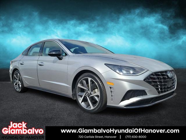 used 2021 Hyundai Sonata car, priced at $21,500