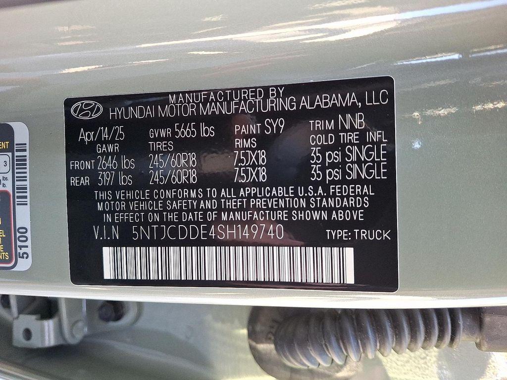 new 2025 Hyundai SANTA CRUZ car, priced at $36,600