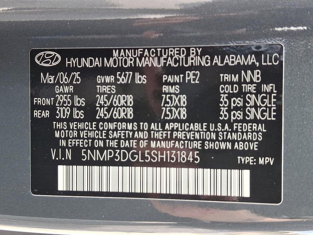 new 2025 Hyundai Santa Fe car, priced at $43,109