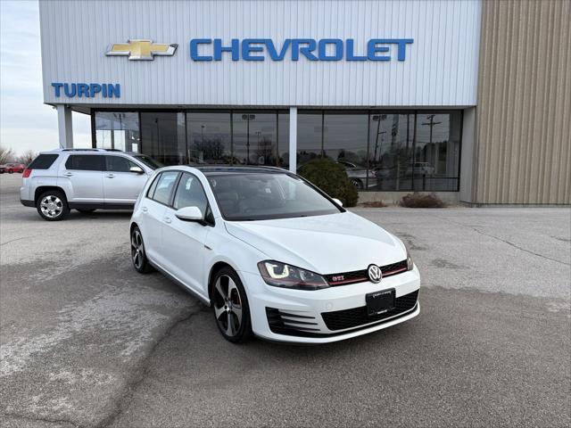 used 2017 Volkswagen Golf GTI car, priced at $15,889