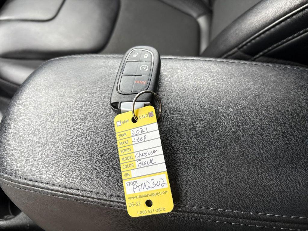 used 2021 Jeep Cherokee car, priced at $21,989