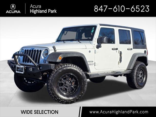 used 2016 Jeep Wrangler Unlimited car, priced at $20,750