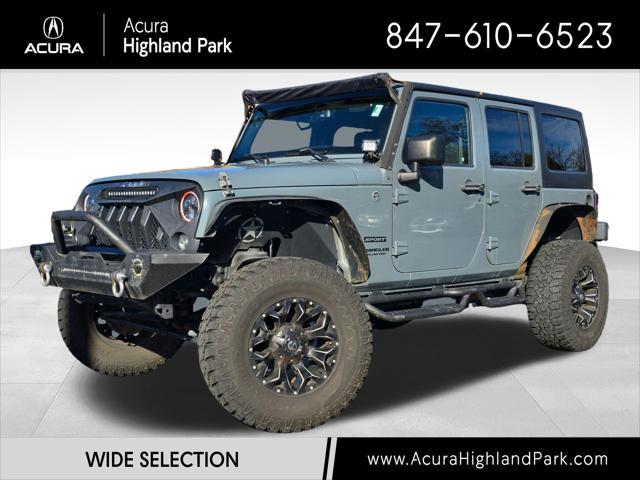 used 2014 Jeep Wrangler Unlimited car, priced at $15,900