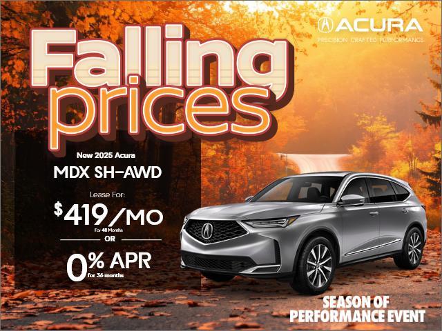 new 2025 Acura MDX car, priced at $63,450