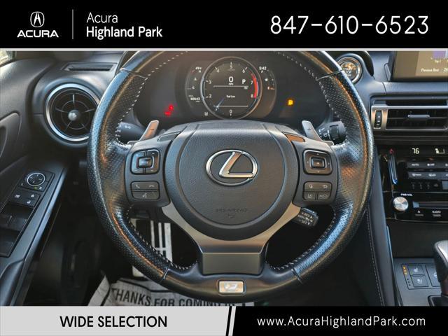 used 2021 Lexus IS 350 car, priced at $35,500