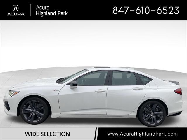 used 2022 Acura TLX car, priced at $32,900