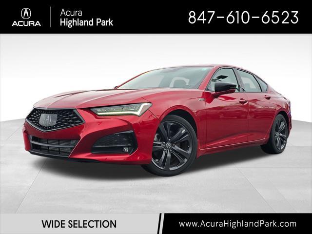 used 2021 Acura TLX car, priced at $29,400