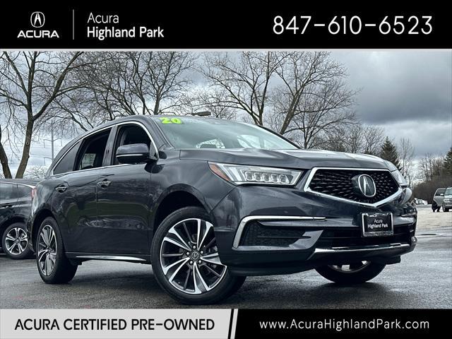 used 2020 Acura MDX car, priced at $31,000