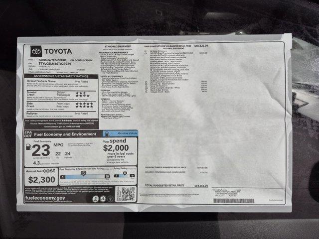 new 2025 Toyota Tacoma Hybrid car, priced at $55,538