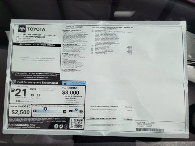 new 2025 Toyota Tacoma car, priced at $52,388