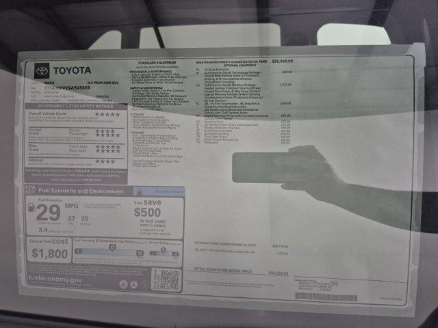 new 2025 Toyota RAV4 car, priced at $42,128