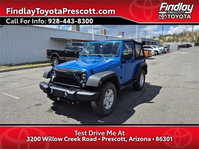 used 2015 Jeep Wrangler car, priced at $16,874