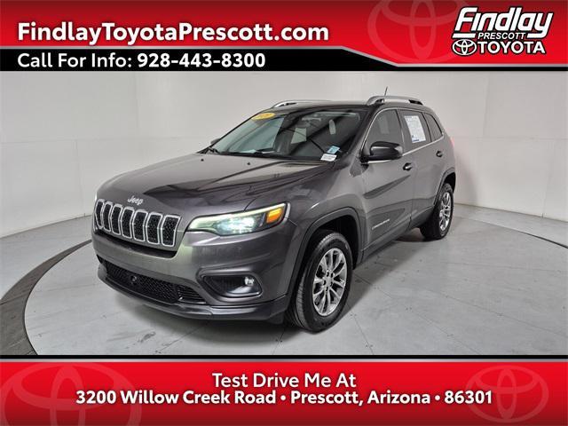 used 2021 Jeep Cherokee car, priced at $21,874