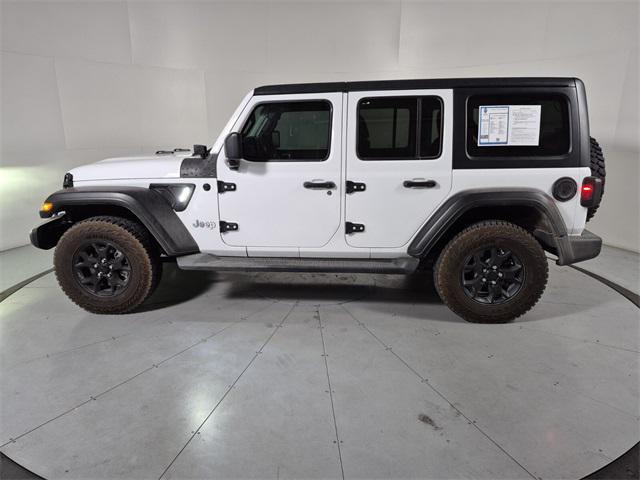 used 2021 Jeep Wrangler car, priced at $26,574