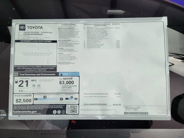 new 2025 Toyota Tacoma car, priced at $49,587