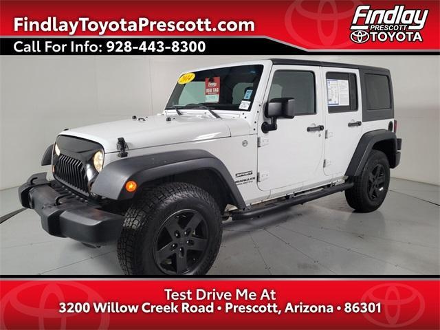 used 2014 Jeep Wrangler Unlimited car, priced at $16,851