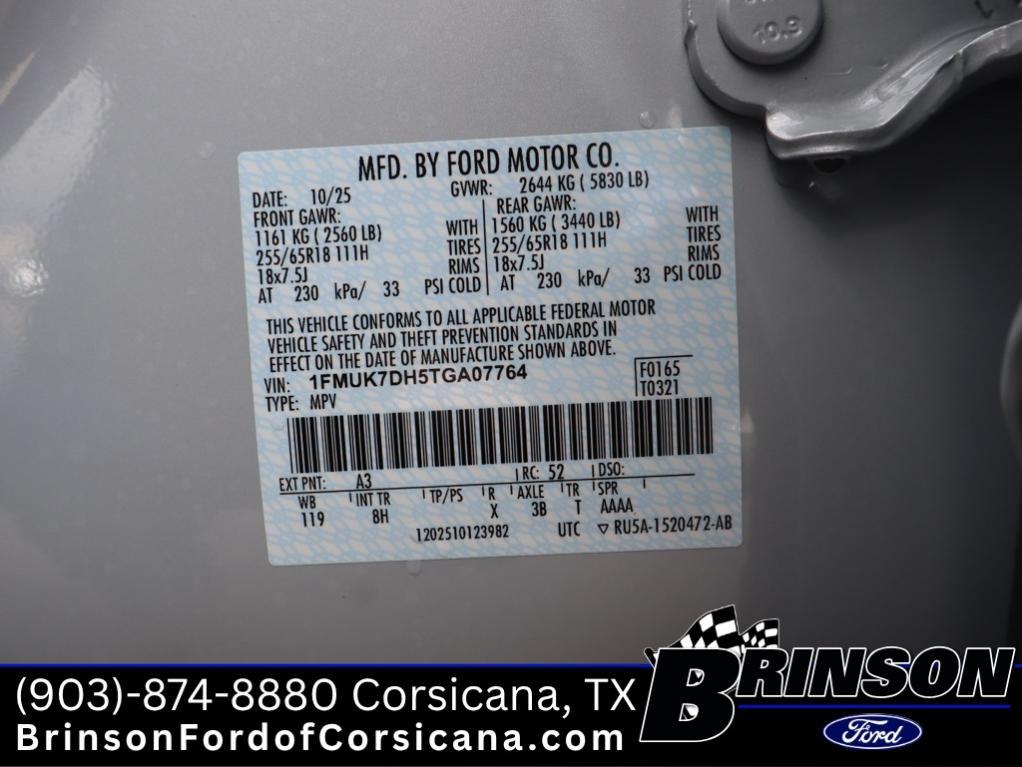 new 2026 Ford Explorer car, priced at $38,669