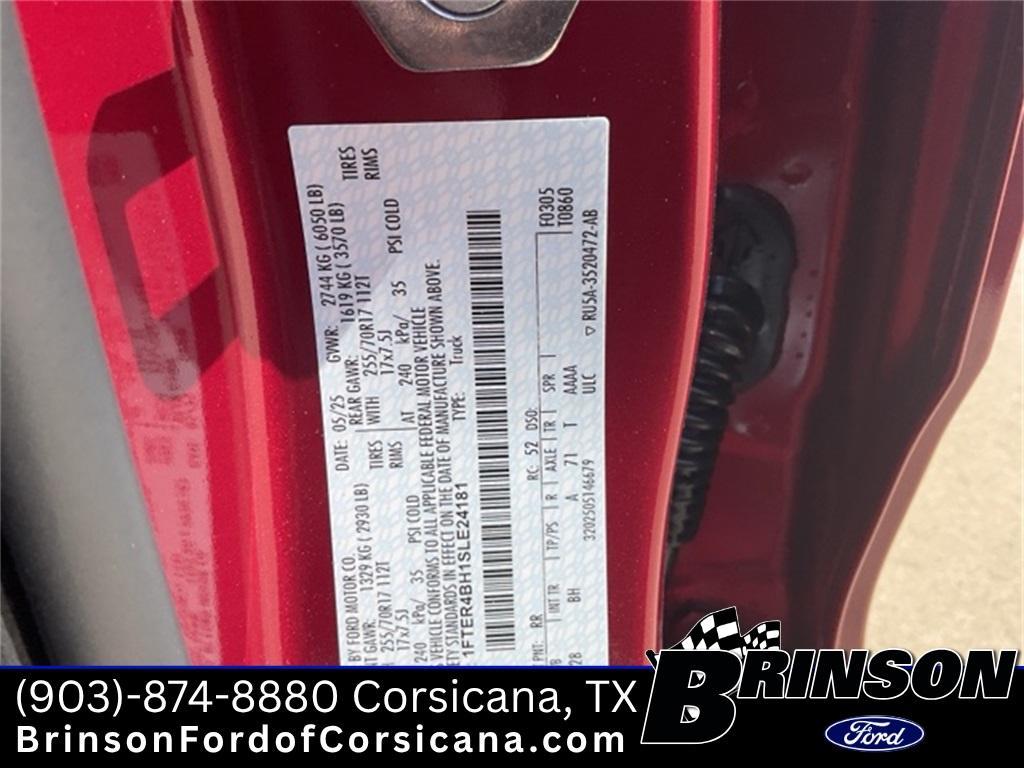new 2025 Ford Ranger car, priced at $30,969