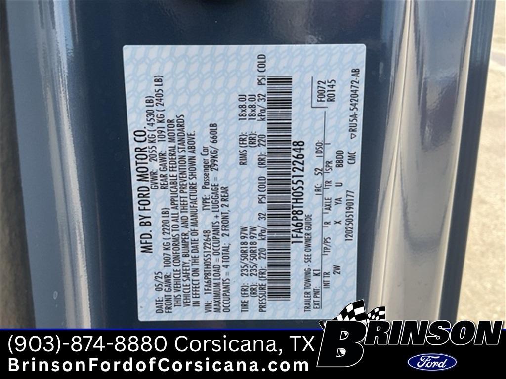 new 2025 Ford Mustang car, priced at $32,769