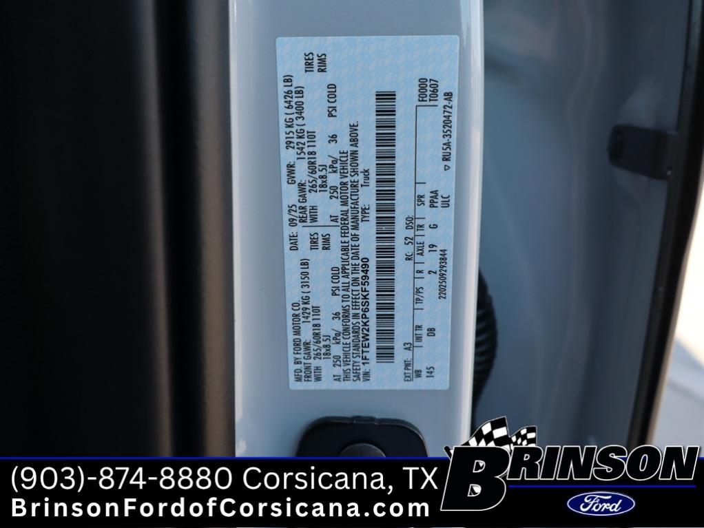 new 2025 Ford F-150 car, priced at $38,519