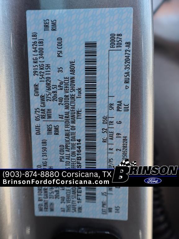 new 2025 Ford F-150 car, priced at $40,419